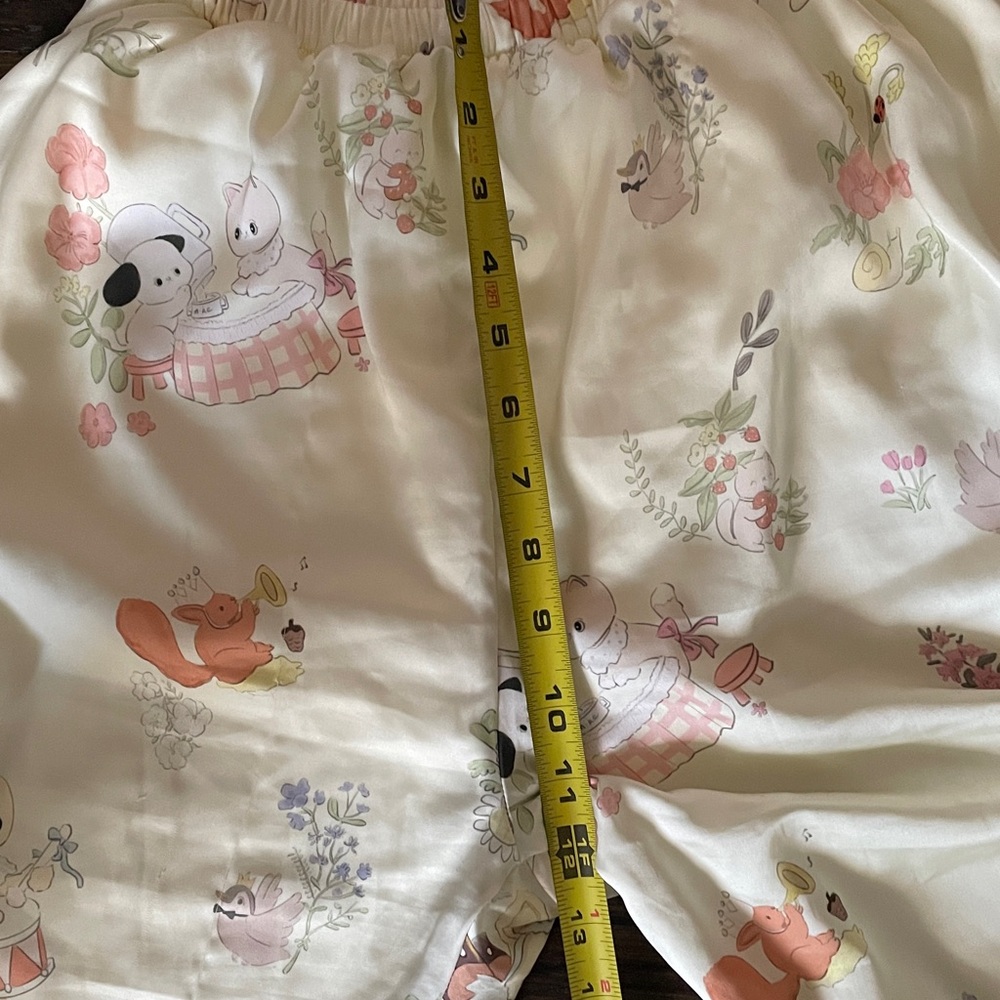 Pajamas Set with CuteAnimal Floral Print - Picture 15 of 16